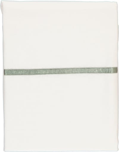 Briljant Baby Wieg Laken met Bies - 75x100 - Groen