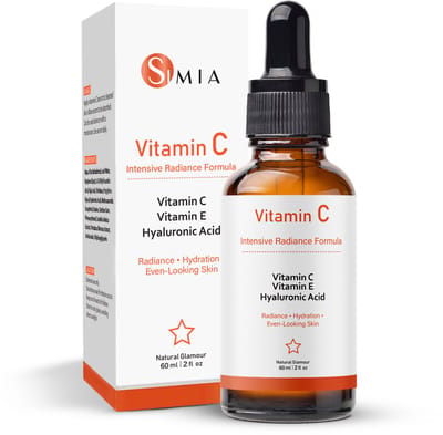 Simia™-  Original Vitamine C Serum - Met Vitamine E & Hyaluronzuur - Gezichtsserum - Collageen - Anti Rimpel - Anti Acne - Tegen Pigmentvlekken - 60ml