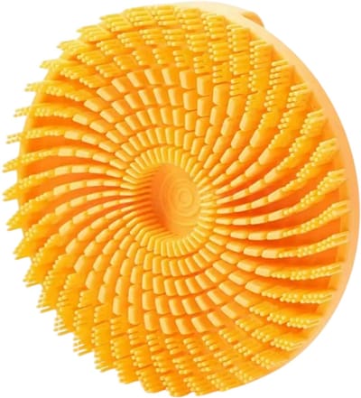 Siliconen Lichaamsborstel Douche – Exfoliërende Body Scrub Borstel voor Effectieve Scrub en Zachte Massage - Oranje