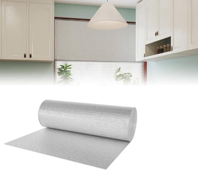 Dubbellaags aluminium isolatiefolie voor dak-, vloer- en wandisolatie - 0,6 x 5 m