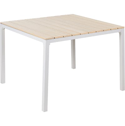 PRATO - Tuintafel - Lichthout - 95 x 95 cm - Kunsthout