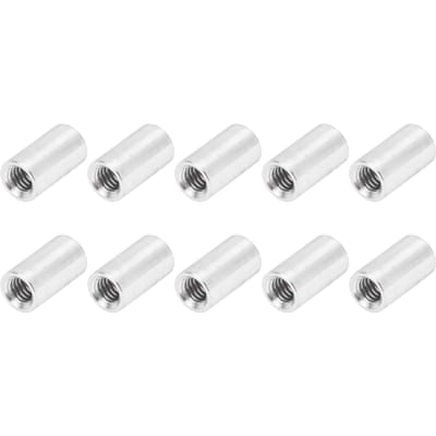 10 stuks Ronde afstandshouder Aluminiumlegering Binnendraad Pilaar Verbindingskolom Afstandsstuk M4x0.7mmLang 10mm