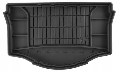 Premium Rubber Kofferbakmat met Organizer Functie – Geschikt voor MITSUBISHI Space Star (vanaf 2013) – Onderste Laadvloer – TPE – Anti-slip – Hoge Rand (5cm)