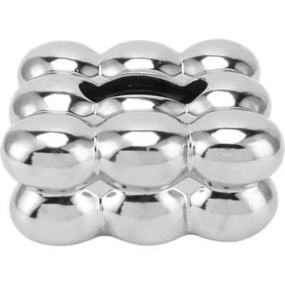 Gegalvaniseerde Keramische Tissuebox Houder Decoratief Elegant Gezichtsdoekjes Servetten Dispenserdoos zilver