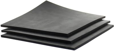 Dailygoods- Rubberen Matten Set van 3 - Duurzaam - Multifunctioneel - 150 x 150 x 4 mm - Robuust - Antislip - Onderleggers