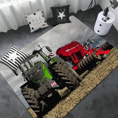 Landbouw Tractor Fendt Vloermat Rechthoek Antislip Huis Zacht Badmat Voordeur Binnen Buiten Mat Hotel Decor Mat 40x60cm