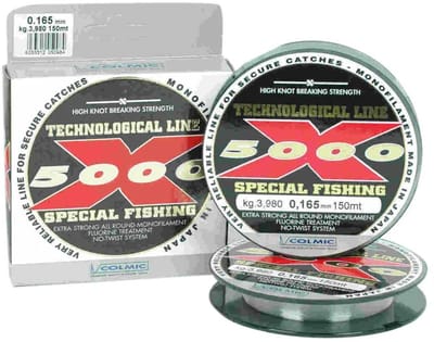 Colmic X-5000 Monofilament 600 M Transparant 0.140 mm
