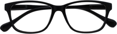 Lichtgewicht Leesbril Zwart Unisex - Designer Stijl met Flexibele Veerscharnieren +1.00