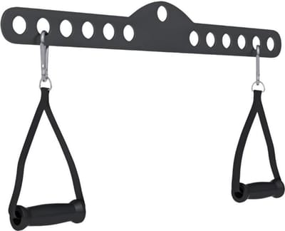 Gorilla Sports Lattrekstang 60 cm - Verstelbaar - Lat pulldown - Incl. handgrepen