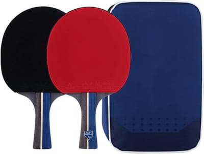 Tafeltennisrackets Set - Pingpong Batjes - Thuis Spelen - 4-Sterren Kwaliteit - 2 Spelers - Niet Gespecificeerd