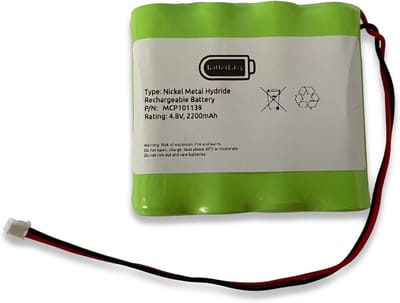 Alarm Batterij Pack - Oplaadbare Energiebron - Beveiligingssysteem Onderhoud - Extended Life 2200mAh - 4.8V - Groen