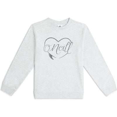 O'Neill Girls Essentials Crew White Melange Taglia: 152 | Maglioni Outlet | Unisex | Bianco