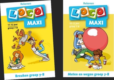 Voordeelset Loco Maxi: Breuken groep 7/8 + Meten en wegen groep 7/8
