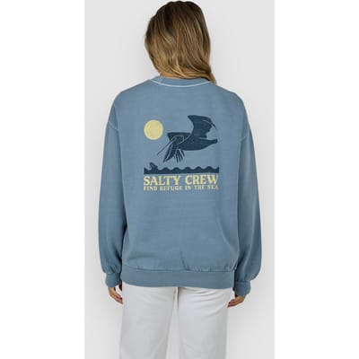 Salty Crew Lunch Time Crew Sweater blauw