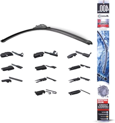 Auto Borstel - Wisser Blad - Auto Reinigen - Flexibel Universeel - 410 mm - Zwart