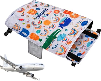 Vliegtuigbed - Slaapmat - Comfortabel Reizen - Opvouwbaar Ontwerp - 44 x 79 cm - Wit