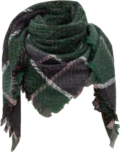 Deken Sjaal - Oversized Wrap - Warmte en Stijl - Dikke Winterkwaliteit - Groot Formaat - Ruitpatroon