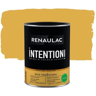 Renaulac Intention Muurverf - Extra Mat - Sunbeam - 1l