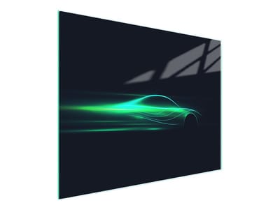 TMK ArtDeko - Snijplank - 52x30 cm - Glas - Antislip