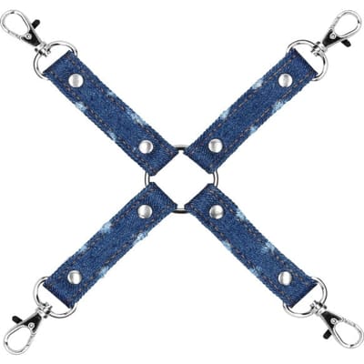 Ouch Denim Hogtie - Ruwe denimstijl - Blauw