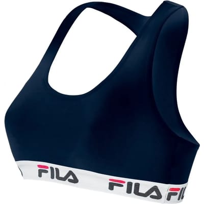 Fila - Woman Bra Elastic Band - Racerback Top - S - Blauw