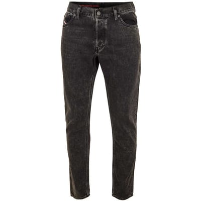 Diesel Herenjeans met rechte pijpen uit 1995 (Houtskool Grijs)