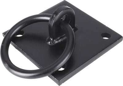 Wovar Aanlegring Zwart 100 x 100 mm | Per Stuk