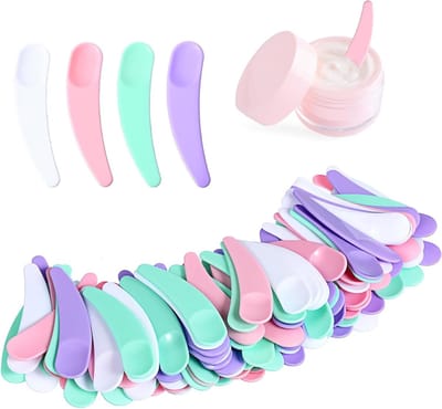 200 stuks mini cosmeticaspatels voor crèmes en maskers, ideaal voor het aanbrengen en verwijderen van gezichtscrème en make-up