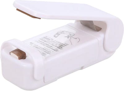 hand sealer - vacuüm verpakken - plastic sealer - mini plastic sealer - plastic zakjes - wit - seal apparaat