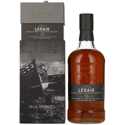 Ledaig Whisky Ledaig 18 Years Old Single Malt Scotch Whisky 46,3% Vol. 0,7l in geschenkverpakking