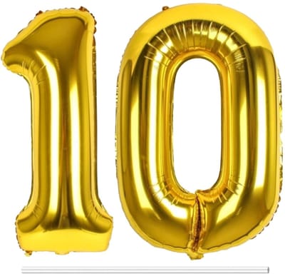 Dailygoods- Nummerballon XXL 83 cm - Folieballon - Cijferballon 0-9 - Verjaardagsdecoratie - Aluminiumfolie - Meerdere kleuren beschikbaar