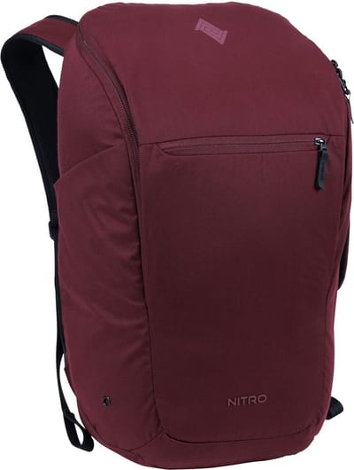 NITRO Laptop rugzak Rugzak met laptopvak Nikuro Traveller 32L Wine (rood)paars