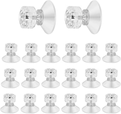 Zuignap met schroefdraad - 20 stuks multifunctionele zuignappen 30 mm voor ramen - PVC sterke hechtkracht - Zuignappen zonder boren - Auto decoratie ophanging - Handige zuignappen met M4 draad (75+ characters)