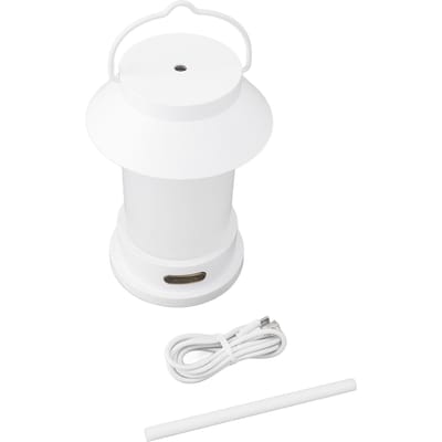 Vintage Lantaarn Luchtbevochtiger USB Oplaadbaar Sfeerverlichting Koele Nevel Desktop Luchtbevochtiger voor wit