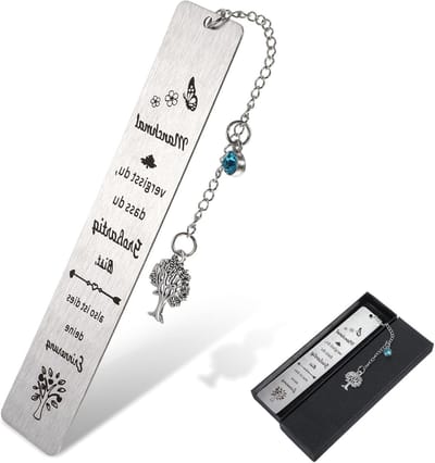 Inspirerende metalen boekenleggers als cadeau voor vrouwen, leraren en vrienden - Perfect voor verjaardagen, afscheid en educatieve momenten