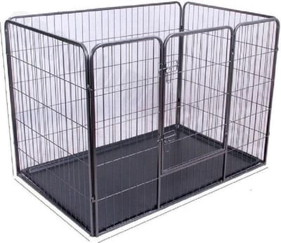 Puppyren - kamerkennel - Opvouwbaar - Hondenren voor Binnen - 125 x 77 x 90 cm Hoog