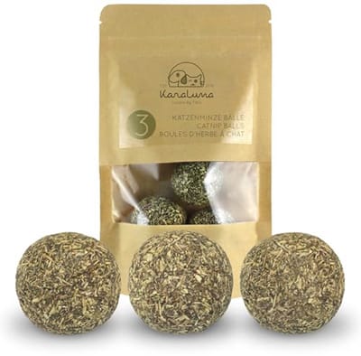 Kattenkruidballen voor katten - Natuurlijke speeltjes voor vrolijke katten