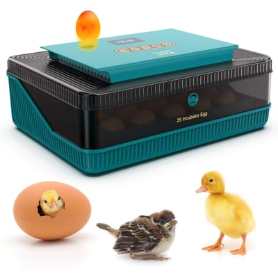 25 Eierenbroedmachines voor broedeieren Automatische eierkeerder met temperatuur en vochtigheid US Plug