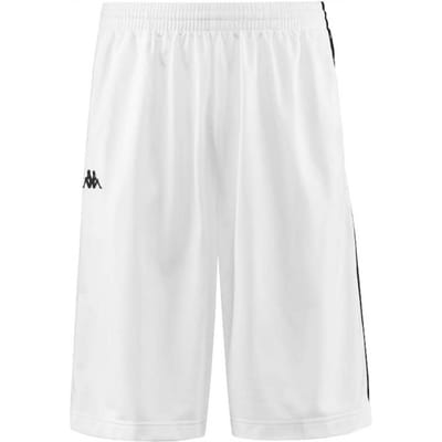 Kappa Heren Banda Treadwell Korte Broek (Wit, Zwart)