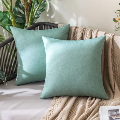 Goodivery ® Set van 2 Weerbestendige Decoratieve Kussenhoezen voor Binnen- en Buitengebruik, 45x45 cm