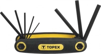 Inbussleutel set -1.5mm tot 6mm - 8-delig - CrV staal