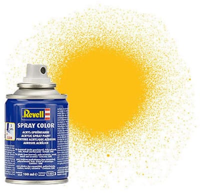 Revell Hobbyverf Acrylverf - #15 Yellow - Matt - Acryl Spray - Verf spuitbus - 100 ml