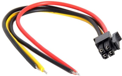 Allecto - Micro Fit 4-Pin Plug Adapter Kabel - 15cm 20AWG - Betrouwbare Verbinding - Geschikt voor Elektronica - Flexibele Kabel - UL1007 Gecertifi...
