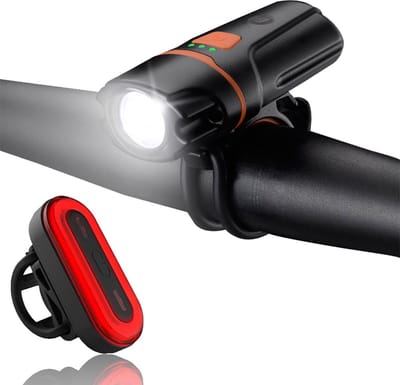 Lightyourbike ® BEAM 300 & CLIP PRO - Fietsverlichting set - Fietslicht - LED & Oplaadbaar - 300 Lumen