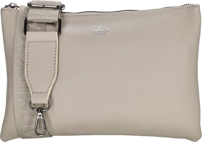 Charm London Pentonville Schoudertas - Crossbody - Telefoonvak - Praktisch - Schouderband - Lichtgrijs