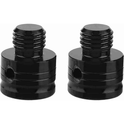 Adaptateur de boulons filetés universels pour rétroviseur de moto M10 x 1,25 (Noir)