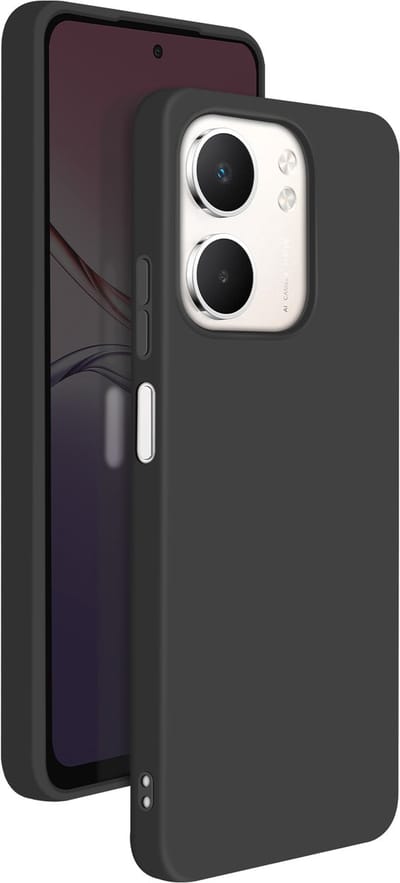 Mayaxess, Hoesje voor Oppo A5x van Zacht Schokbestendig Siliconen, Zwart