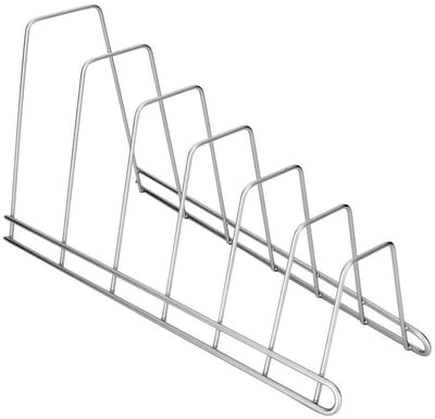 Metaltex - Dekselhouder - Zilver - 34x15x18 cm