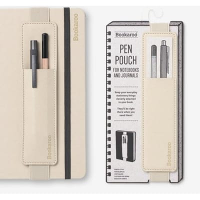 Bookaroo Pen Pouch - Cream