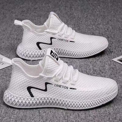 Schoenen Heren Herfst Nieuwe Trend Sneakers Zachte Zolen Ademend Casual Leren Schoenen Alles-passende Hardloopschoenen Heren Enkele Schoenen 42